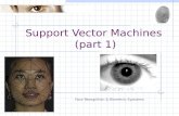 Support Vector Machines  (part 1)
