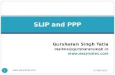 SLIP and PPP