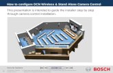 How to configure DCN Wireless & Stand Alone Camera Control