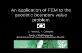 An application of FEM to the geodetic boundary value problem
