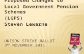 UNISON strike ballot 3 rd  November 2011