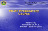 MCAT Preparatory Course