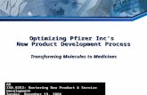 Optimizing Pfizer Inc’s  New Product Development Process