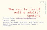 The  regulation of online adults’ content