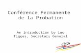 Conférence  Permanente  de la Probation