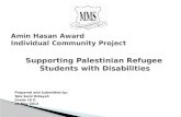 Amin Hasan  Award Individual Community Project