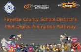 Fayette County School District’s Pilot Digital Animation Pathway