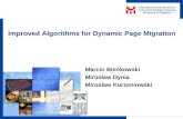 Improved Algorithms for Dynamic Page Migration
