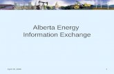 Alberta Energy  Information Exchange