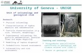 University of Geneva - UNIGE
