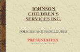 JOHNSON CHILDREN’S SERVICES INC.