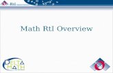 Math RtI Overview