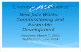 New Jazz Works:  Commissioning and Ensemble Development