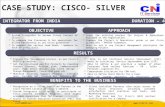 Case Study: Cisco- Silver