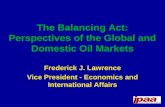 The Balancing Act: Perspectives of the Global and Domestic Oil Markets