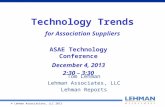 Technology Trends for Association Suppliers