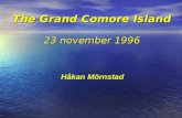 The Grand Comore Island 23 november 1996