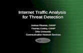 Internet Traffic Analysis  for Threat Detection