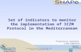 Set of indicators to monitor the implementation of ICZM Protocol in the Mediterranean
