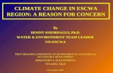 CLIMATE CHANGE IN ESCWA REGION: A REASON FOR CONCERN