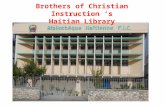 Brothers  of Christian Instruction ‘s Haitian  Library