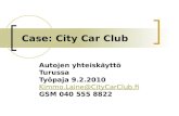 Case: City Car Club