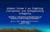 Global Forum V on Fighting Corruption and Safeguarding Integrity