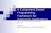 A Component Based Programming Framework for Autonomic Applications