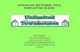 SPECIALIST SECTIONAL TITLE FIRM ACTIVE IN KZN