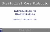 Statistical Core Didactic