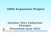 SIMS Expansion Project
