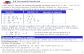 Equation                       Solution set