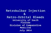 Retrobulbar Injection &  Retro-Orbital Bleeds
