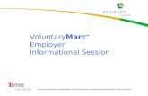 Voluntary Mart SM Employer  Informational Session