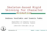Skeleton-based  Rigid Skinning for Character Animation
