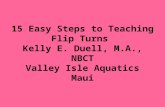 15 Easy Steps to Teaching Flip Turns  Kelly E. Duell, M.A.,  NBCT Valley Isle Aquatics Maui