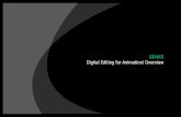 GD465 Digital Editing for Animation/ Overview