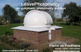 LesvePhotometry  an  automatic  photometry solution