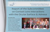 Report of the Subcommittee  on Contact Lens Interactions with the Ocular Surface & Adnexa