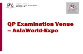 QP Examination Venue  –  AsiaWorld -Expo