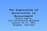 The Expression of Uncertainty in Measurement