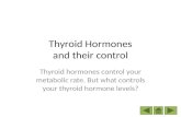 Thyroid Hormones and their control