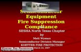 Semiconductor Equipment Fire Suppression Compliance