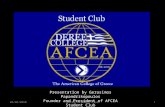 Presentation by Gerasimos Papandrikopoulos Founder and President of AFCEA Student Club