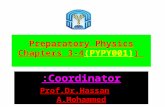 Preparatory  Physics  (Chapters 3-4 (PYPY001 )