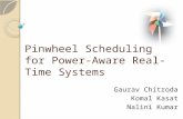 Pinwheel Scheduling for Power-Aware Real-Time Systems