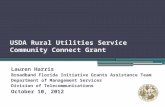 USDA Rural Utilities Service  Community Connect  Grant