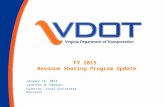 FY 2015  Revenue Sharing Program Update