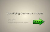 Classifying Geometric Shapes