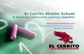 El Cerrito Middle School A learning community soaring together